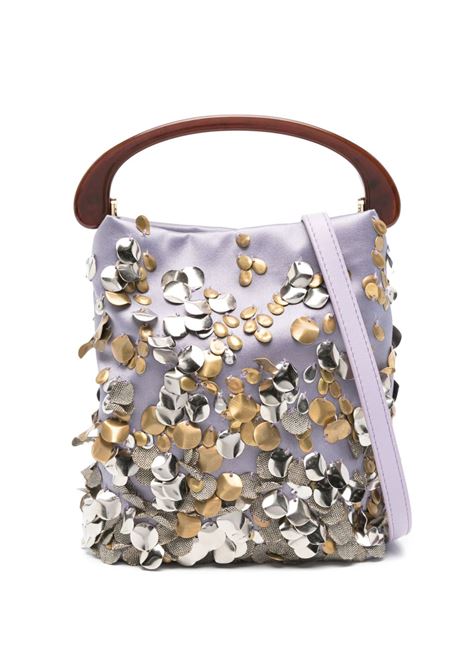 Borsa con paillettes in lilla Dries van noten - donna DRIES VAN NOTEN | 251011522696403